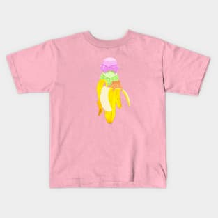 Ice Cream Banana Kids T-Shirt